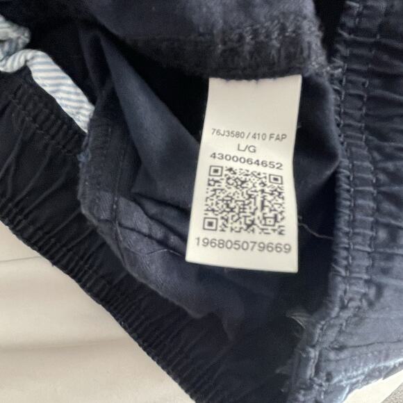 Tommy Hilfiger Women's Navy Blue Cargo Ankle Jogger Cotton Canvas Large - Picture 6 of 7